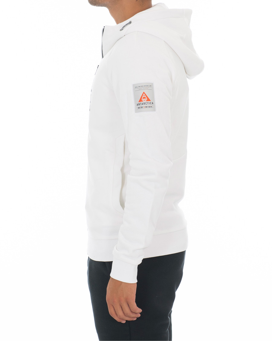 Heren | Truien | Sail Racing | Antarctica Full Zip Hoodie White