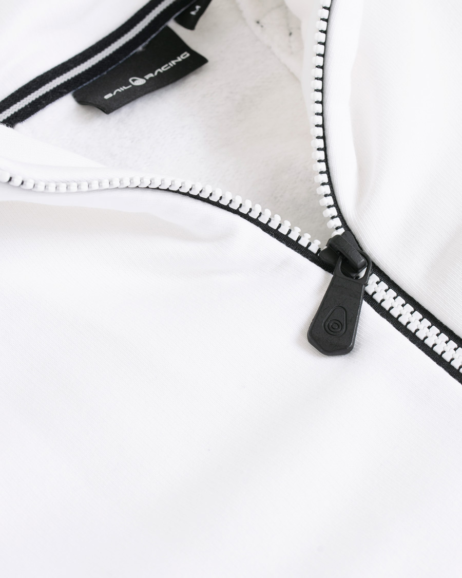 Heren | Truien | Sail Racing | Antarctica Full Zip Hoodie White