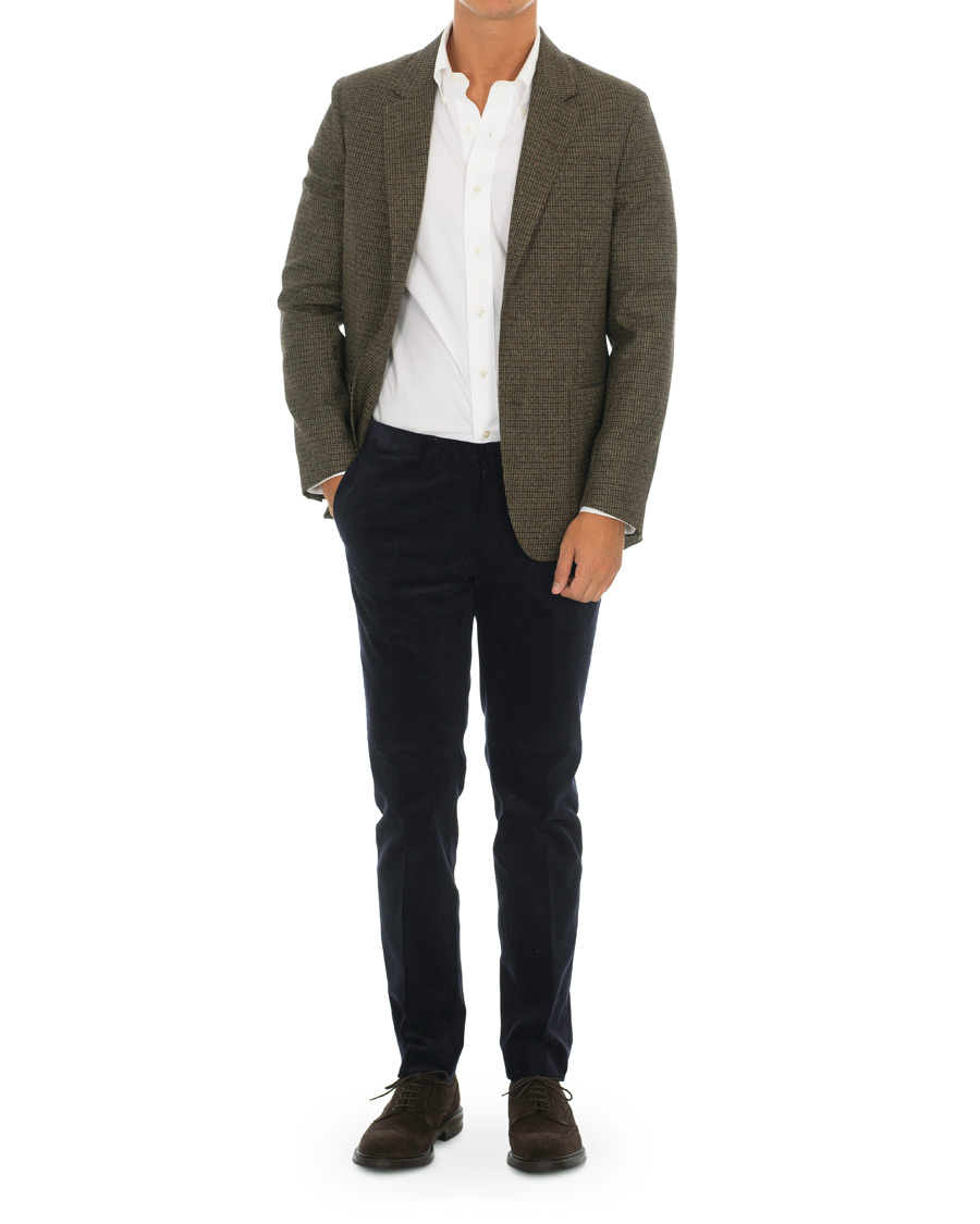 Heren | Blazers | Tiger of Sweden | Josef Checked Wool Blazer Brown