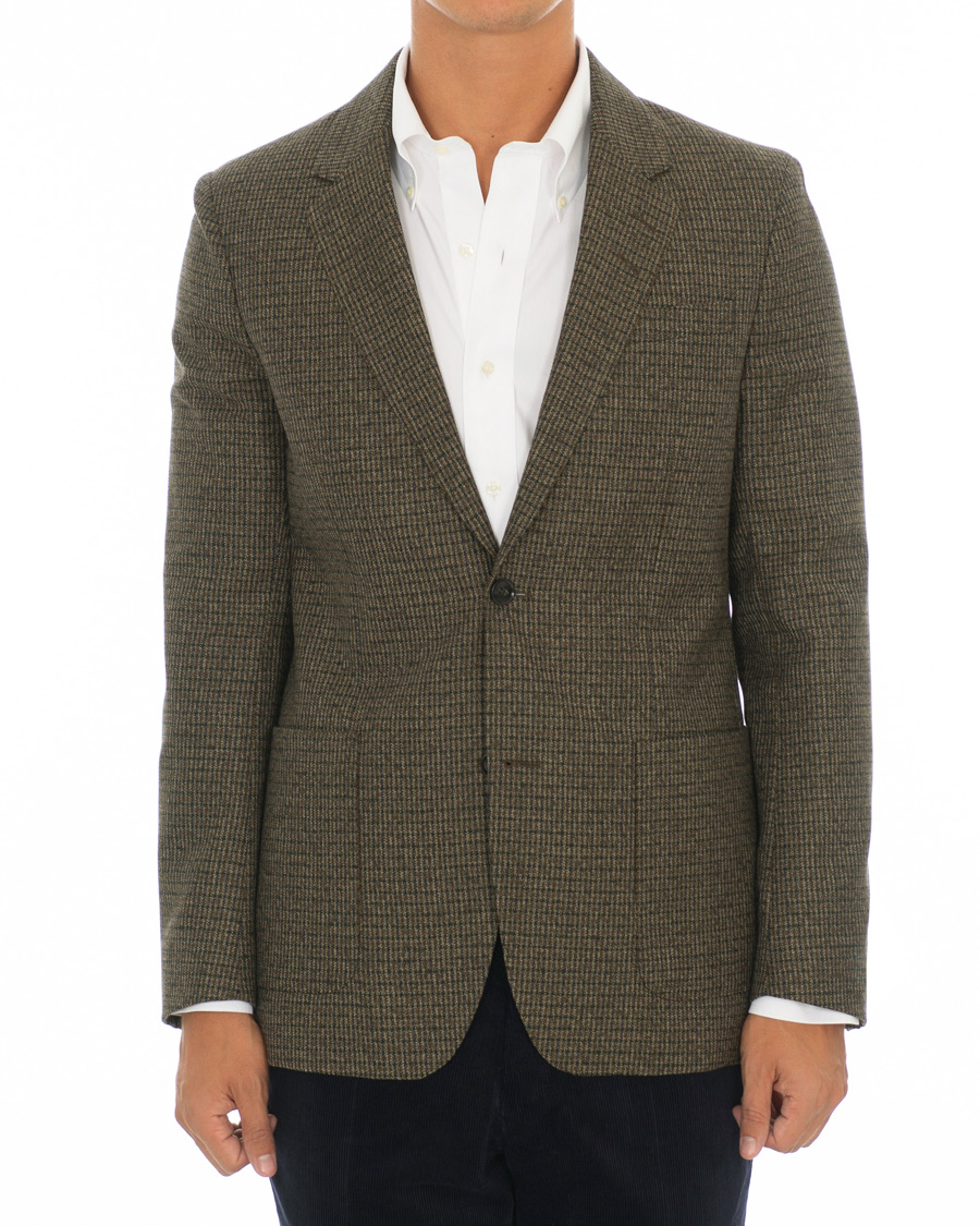 Heren | Blazers | Tiger of Sweden | Josef Checked Wool Blazer Brown