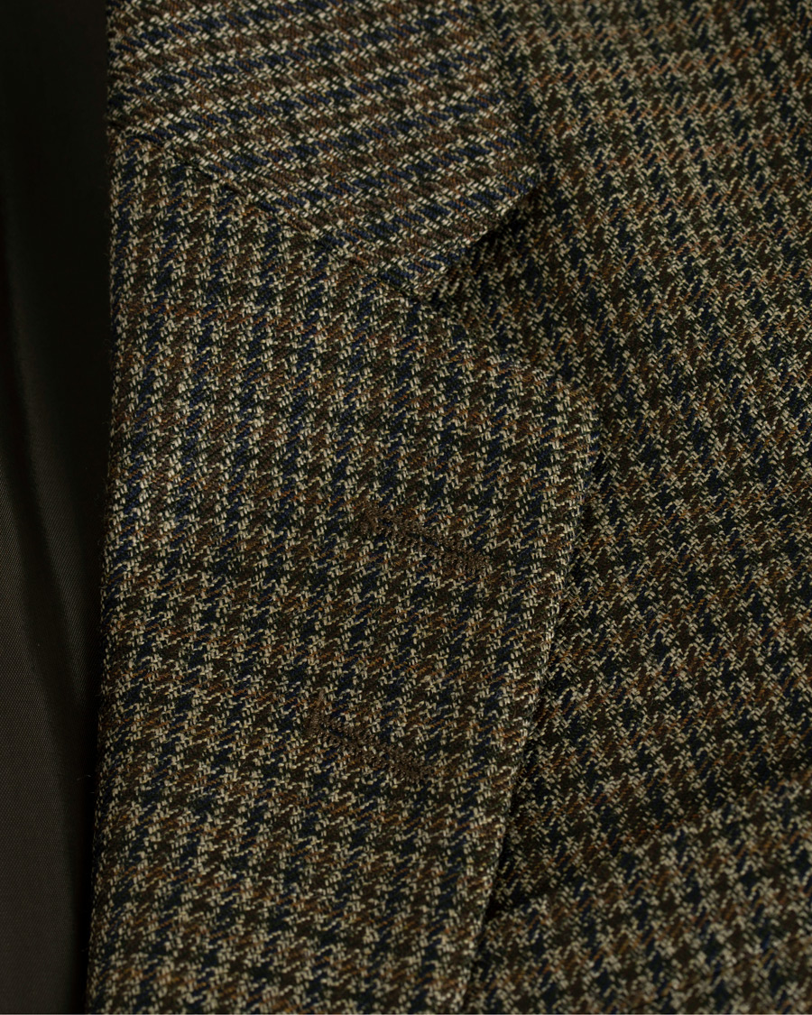 Heren | Blazers | Tiger of Sweden | Josef Checked Wool Blazer Brown