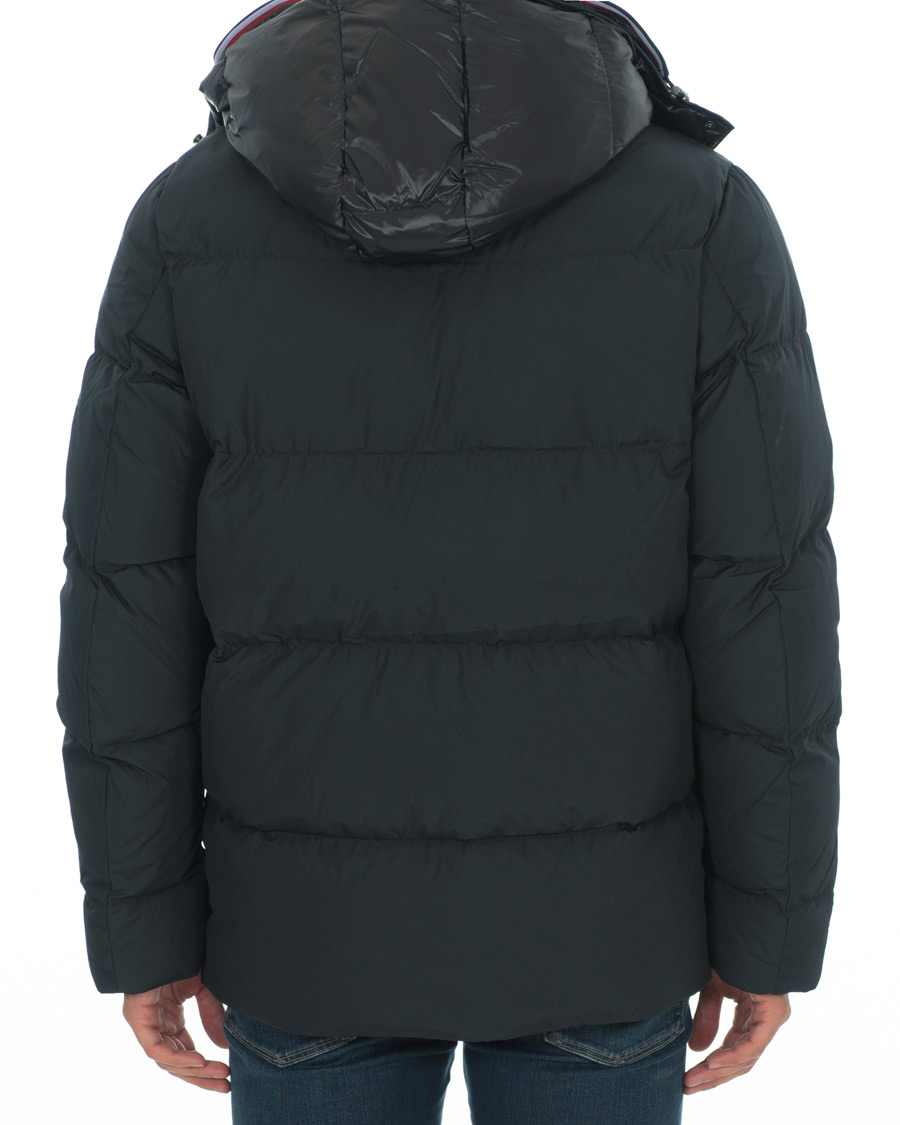 Heren | Jassen | Tommy Hilfiger | Hooded Bomber Down Jacket Jet Black