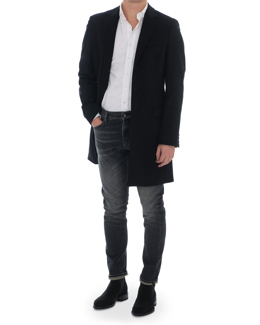 Heren | Jassen | Tommy Hilfiger | Chestfield Wool Coat Black