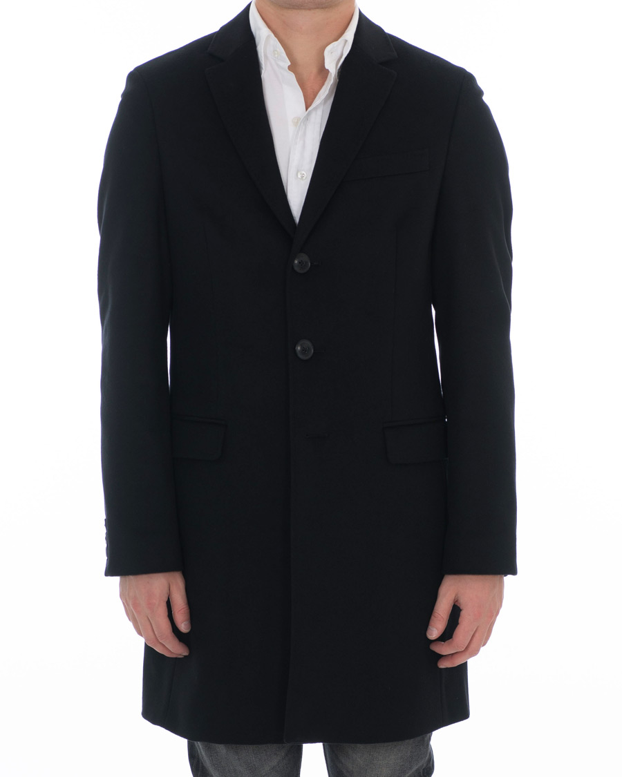 Heren | Jassen | Tommy Hilfiger | Chestfield Wool Coat Black