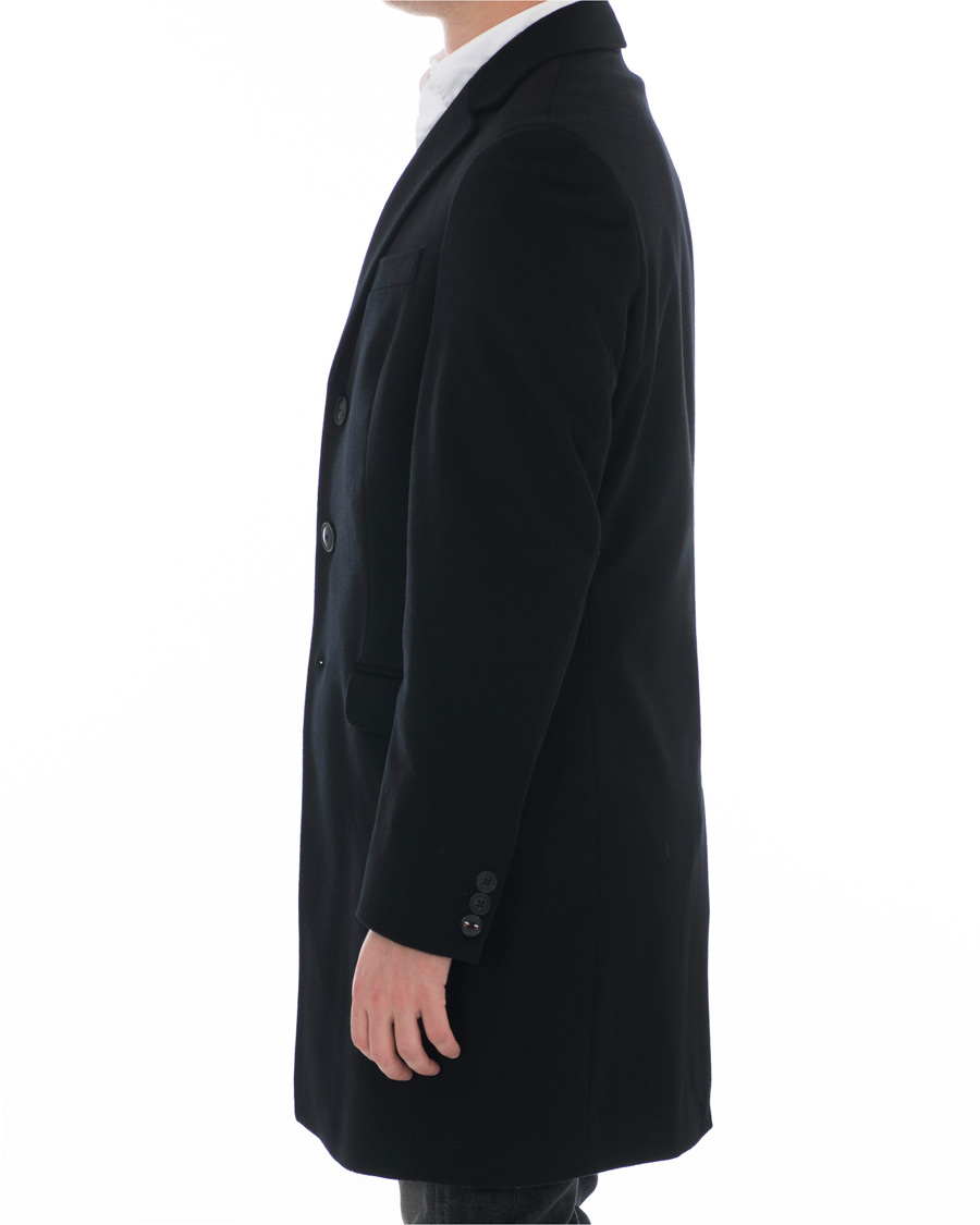 Heren | Jassen | Tommy Hilfiger | Chestfield Wool Coat Black