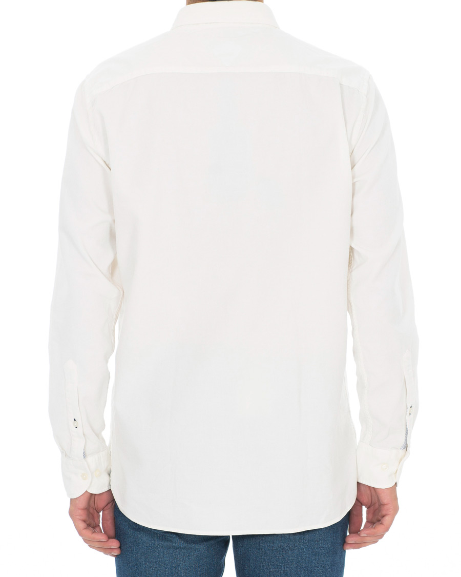 Heren | Overhemden | Tommy Hilfiger | Garment Dyed Corduroy Shirt Whisper White