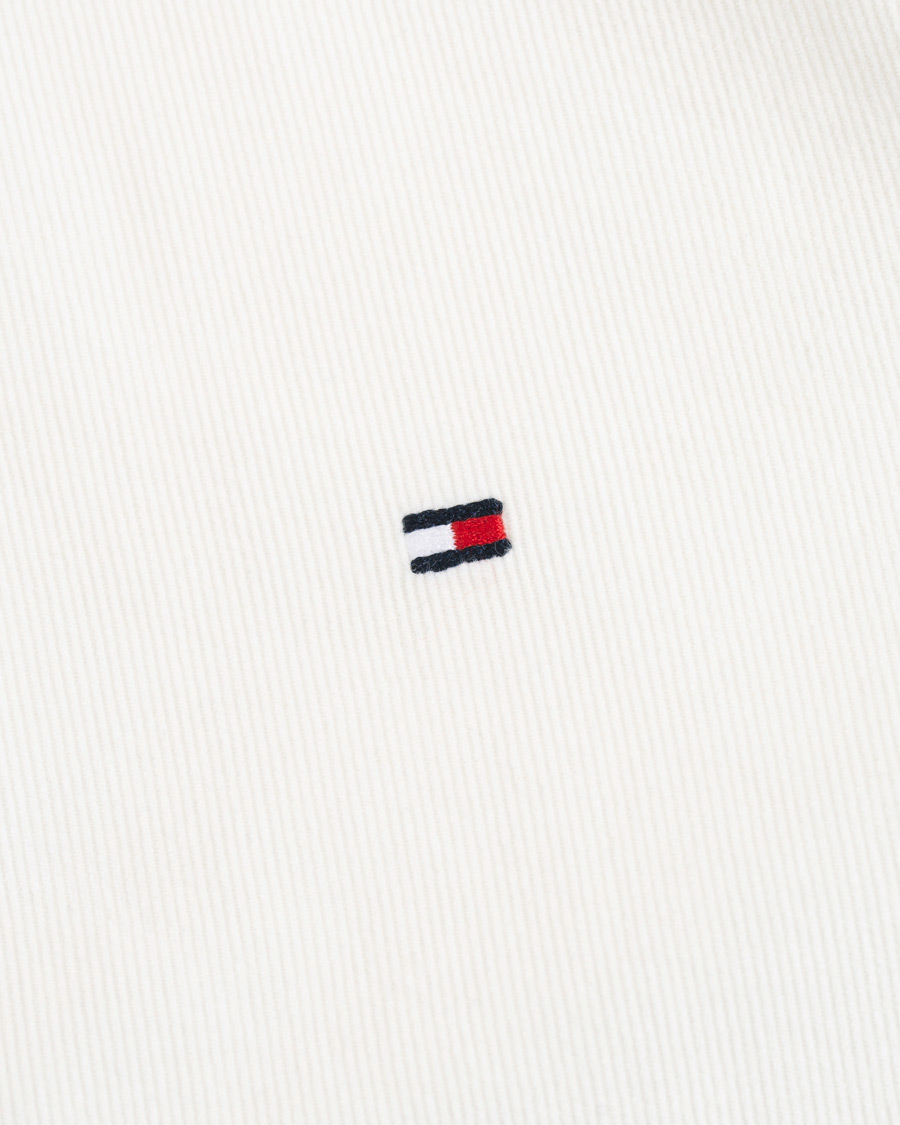 Heren | Overhemden | Tommy Hilfiger | Garment Dyed Corduroy Shirt Whisper White