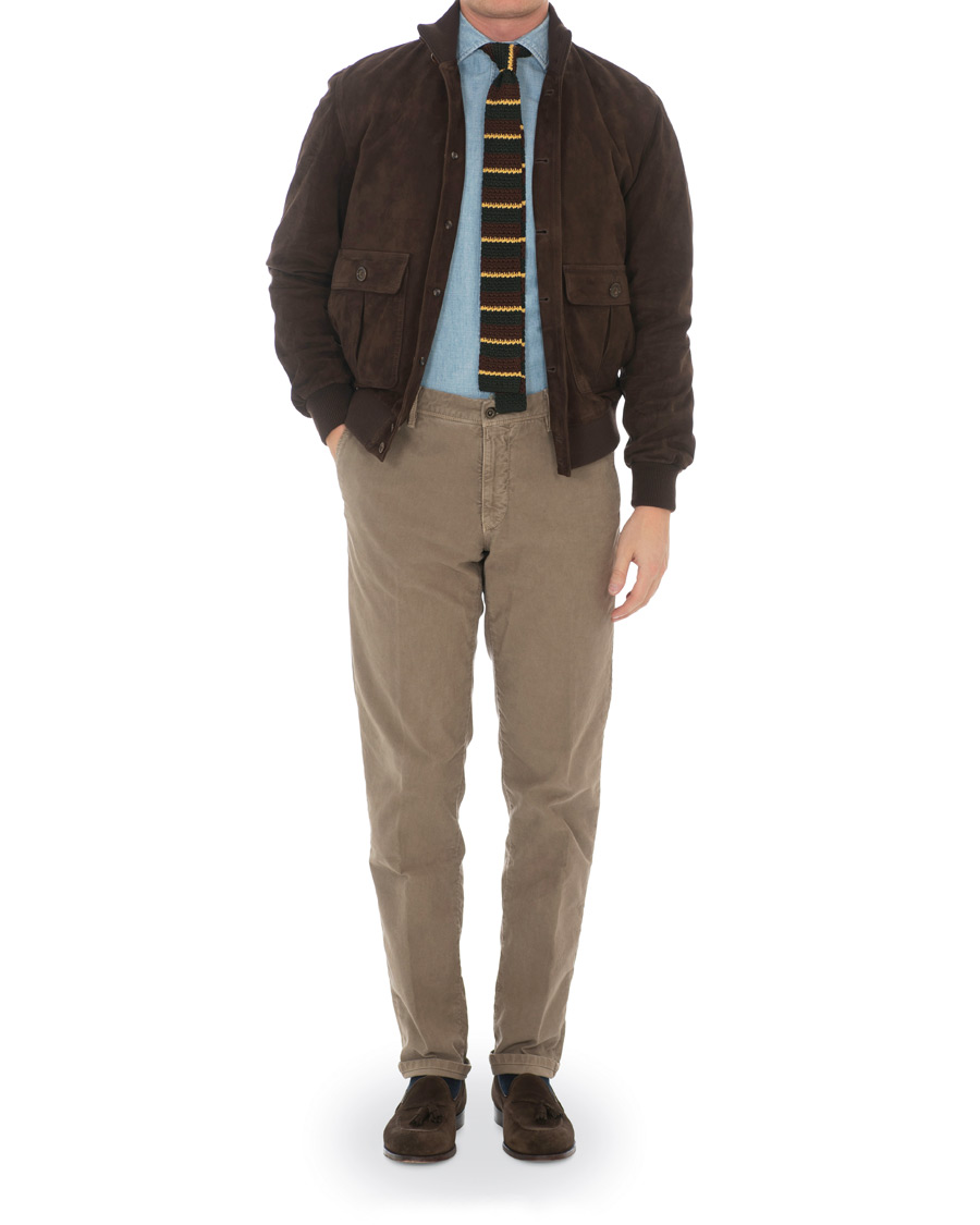 Heren | Jassen | Valstar | Valstarino Suede Jacket Dark Brown