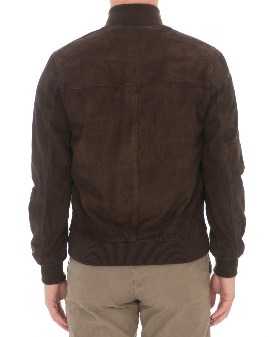 Heren | Jassen | Valstar | Valstarino Suede Jacket Dark Brown