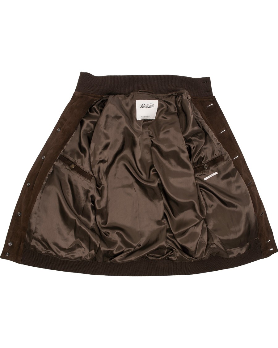 Heren | Jassen | Valstar | Valstarino Suede Jacket Dark Brown