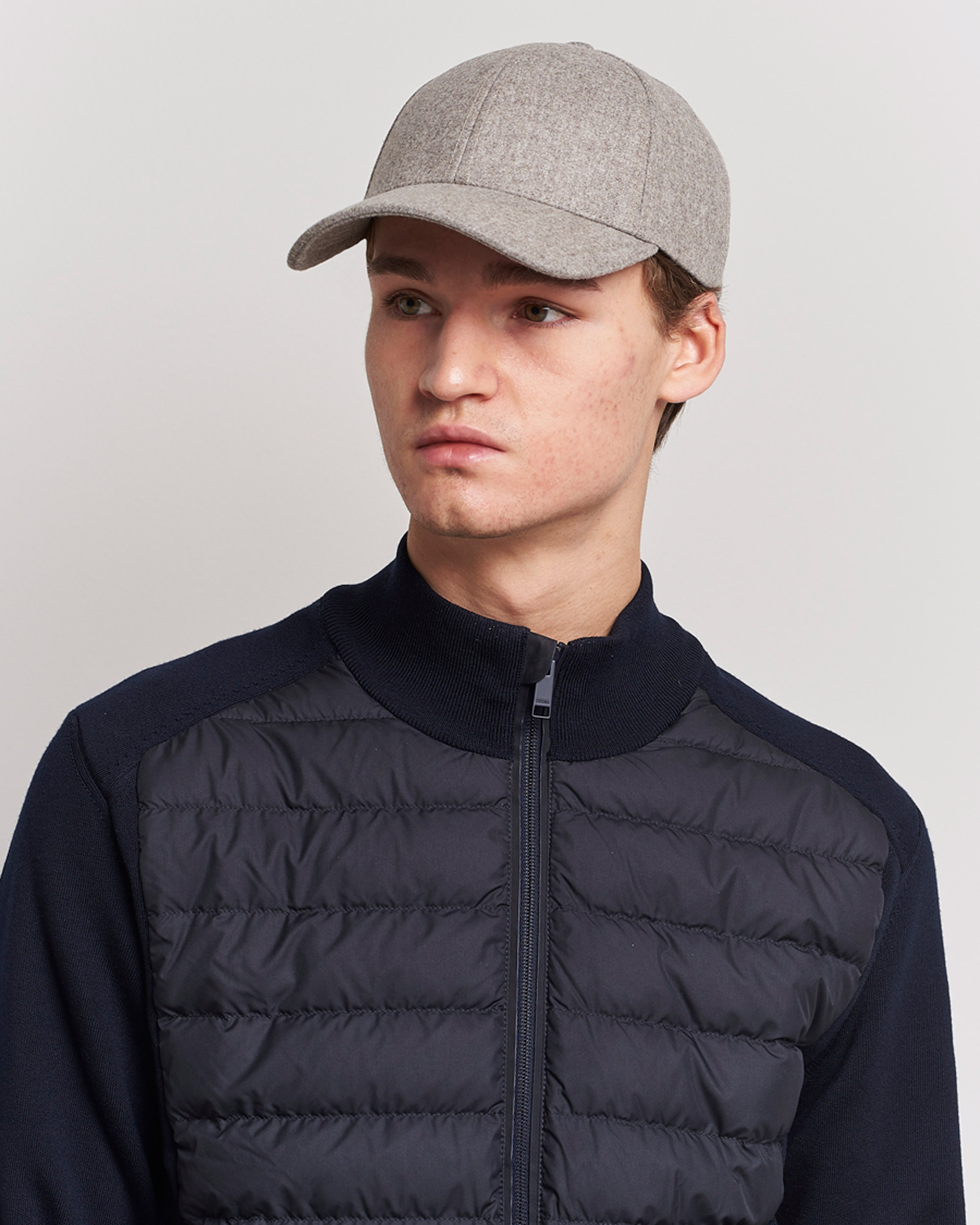 Heren | Varsity Headwear Flannel Baseball Cap Umber Beige | Varsity Headwear | Flannel Baseball Cap Umber Beige