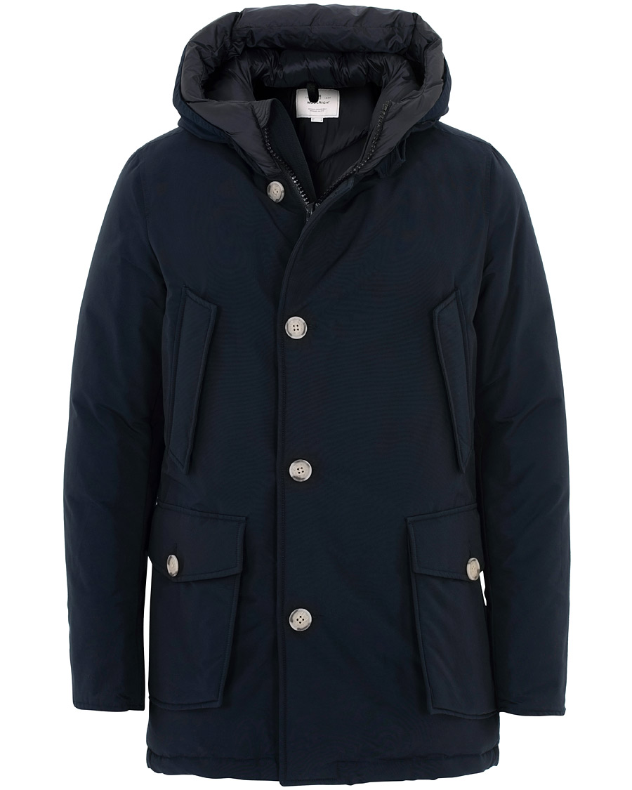 Heren | Jassen | Woolrich | Arctic Parka No Fur Melton Blue