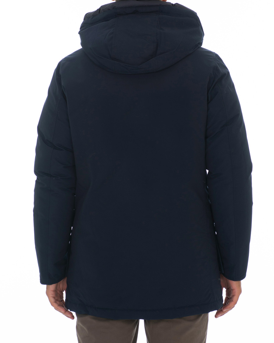 Heren | Jassen | Woolrich | Arctic Parka No Fur Melton Blue