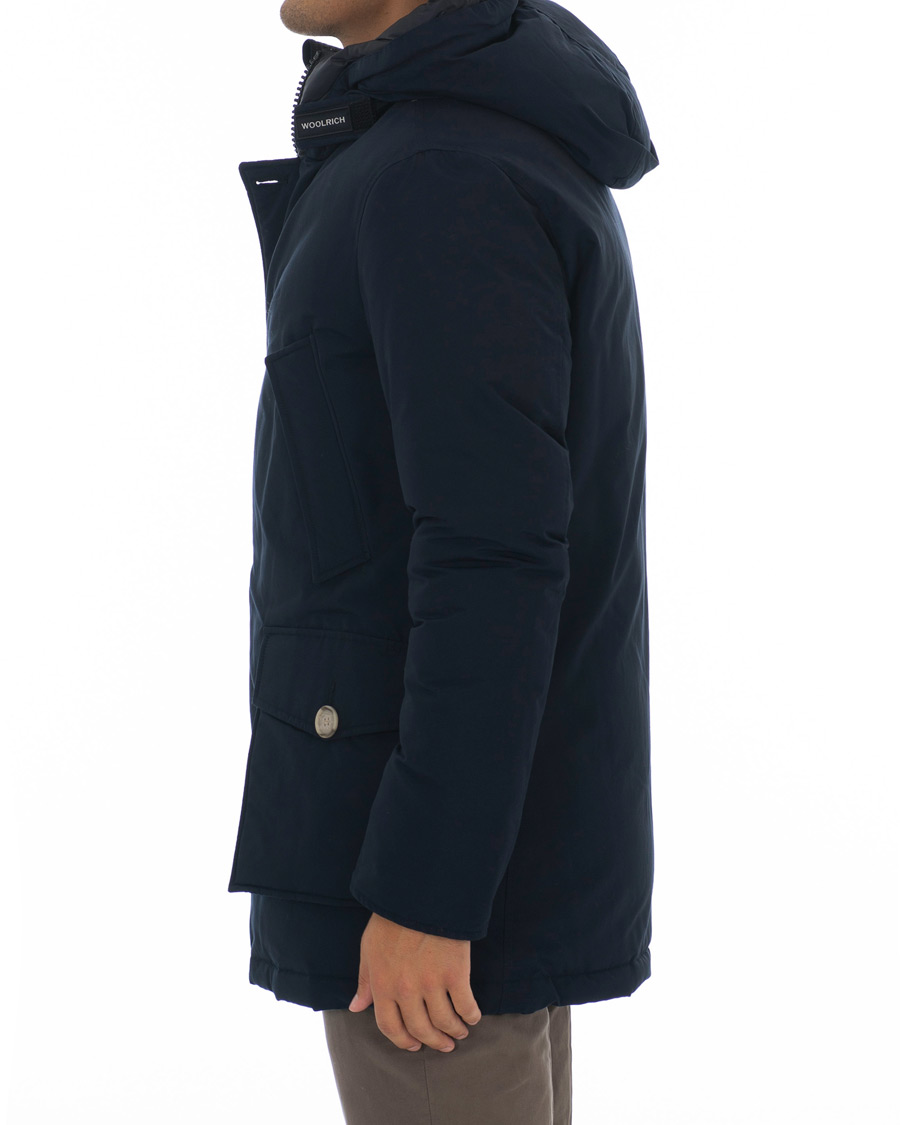 Heren | Jassen | Woolrich | Arctic Parka No Fur Melton Blue
