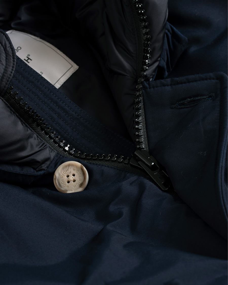 Heren | Jassen | Woolrich | Arctic Parka No Fur Melton Blue