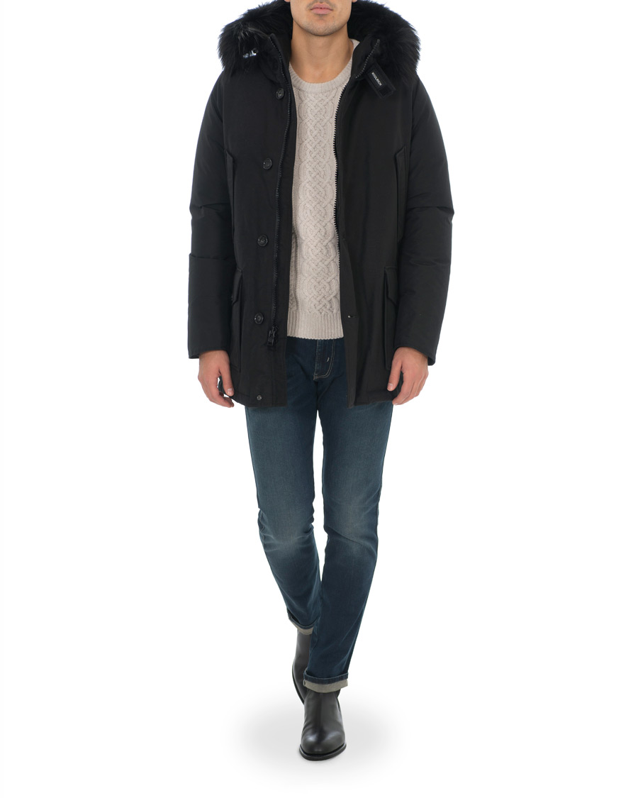 Heren | Jassen | Woolrich | Artic Parka Tonal Fur New Black