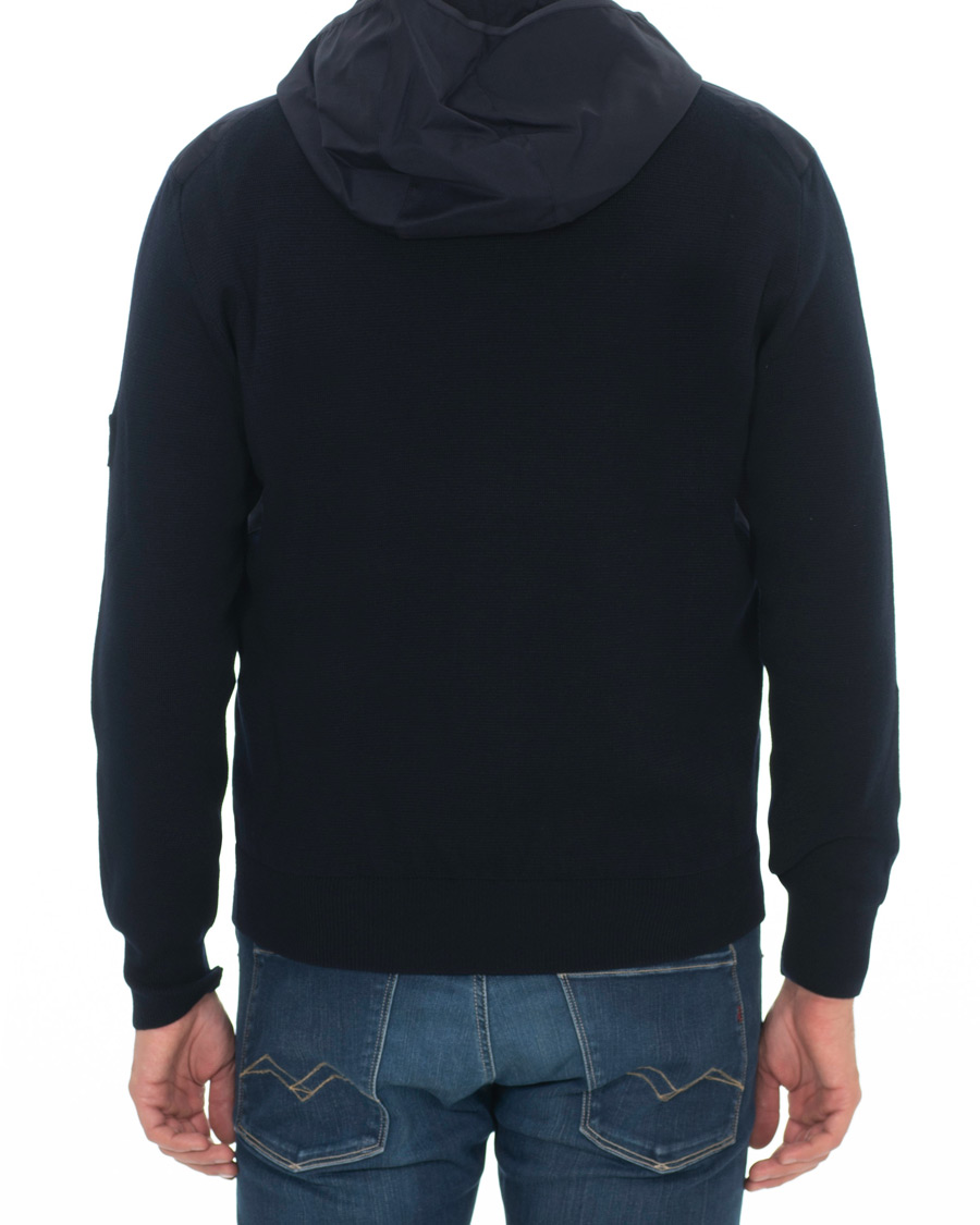 Heren | Jassen | Z Zegna | Techmerino Hybrid Hooded Jacket Navy