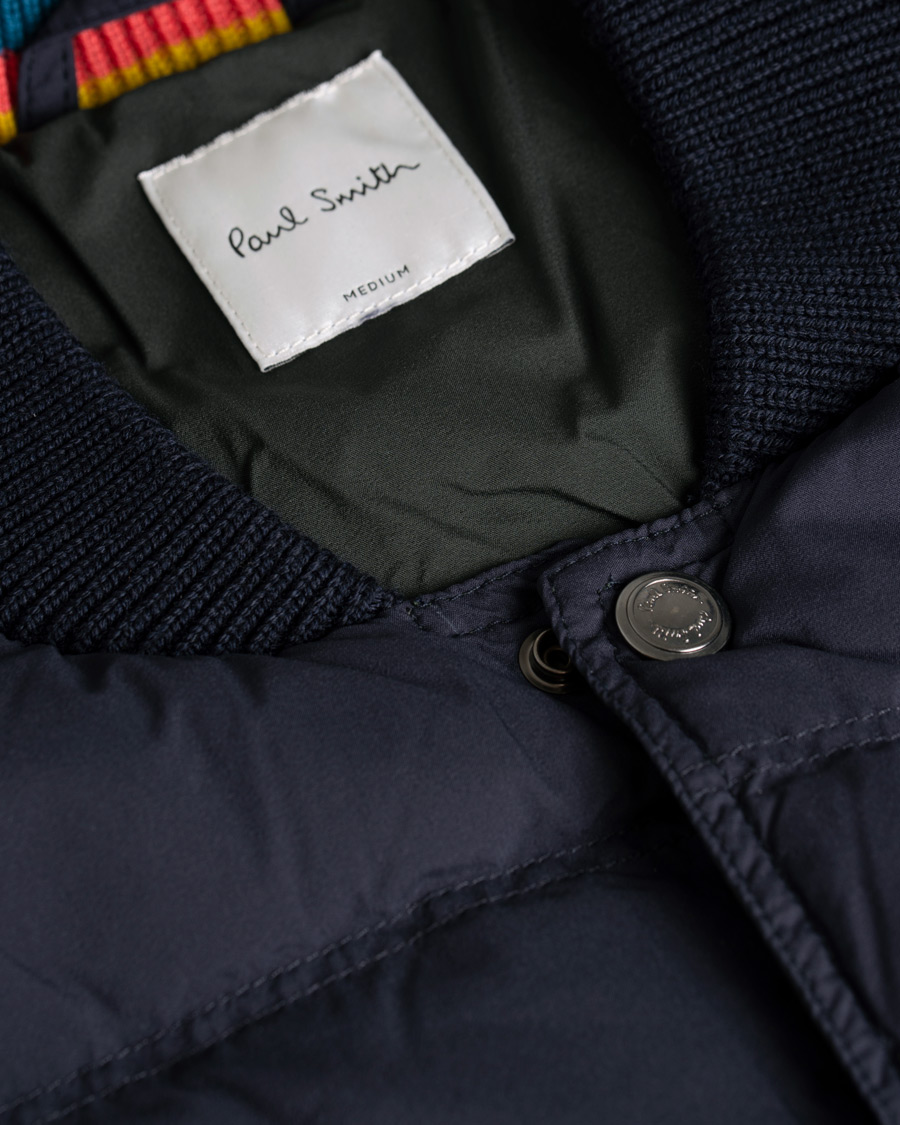 Heren | Jassen | Paul Smith | Hybrid Down Bomber Jacket Navy