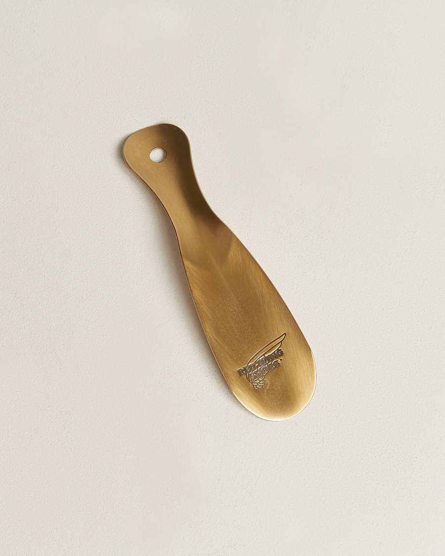 Heren | Red Wing Shoes Antique Brass Boot Horn | Red Wing Shoes | Antique Brass Boot Horn