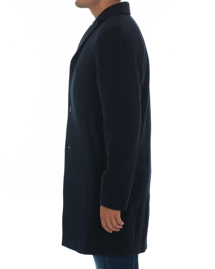 Heren | Jassen | Samsøe Samsøe | Samsøe & Samsøe Bryn Wool Coat Night Sky