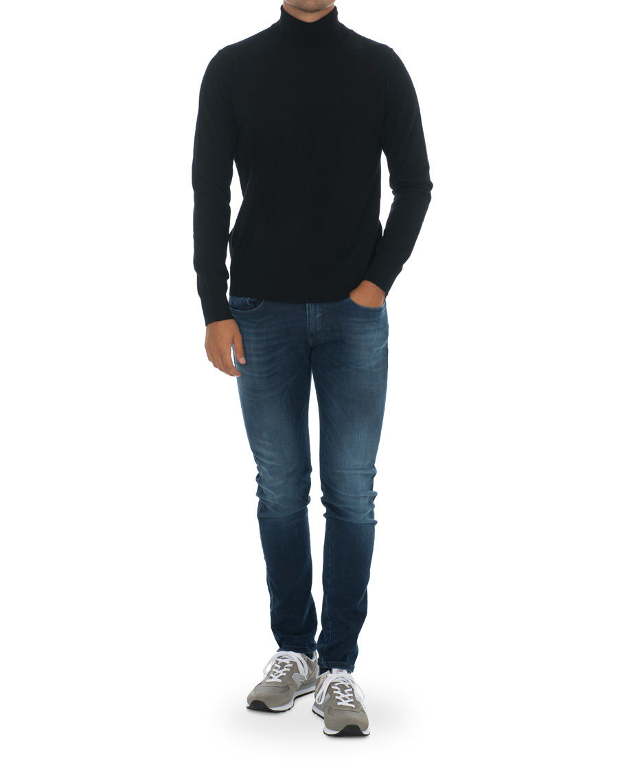 Heren | Truien | Samsøe Samsøe | Samsøe & Samsøe Flemming Superfine Merino Wool Roll Neck Black