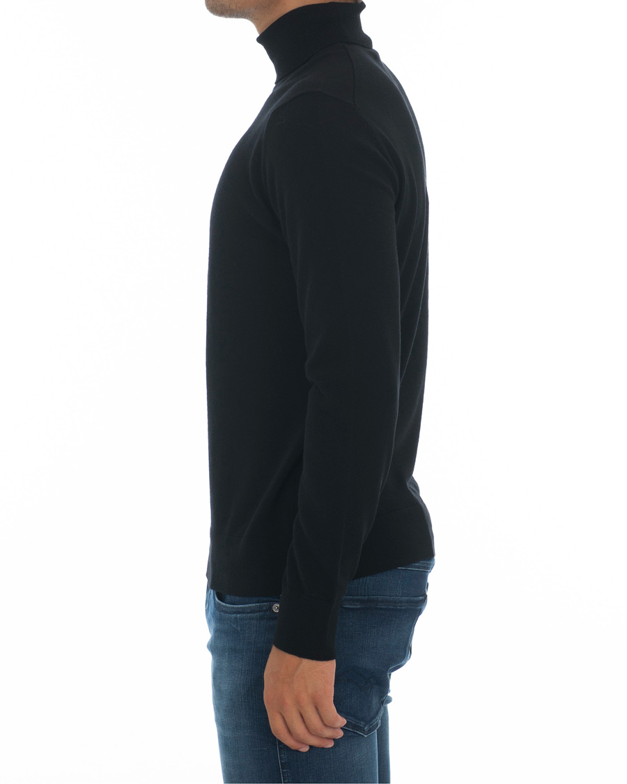 Heren | Truien | Samsøe Samsøe | Samsøe & Samsøe Flemming Superfine Merino Wool Roll Neck Black