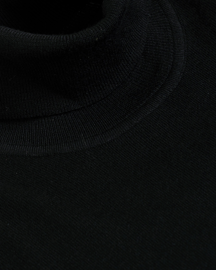 Heren | Truien | Samsøe Samsøe | Samsøe & Samsøe Flemming Superfine Merino Wool Roll Neck Black
