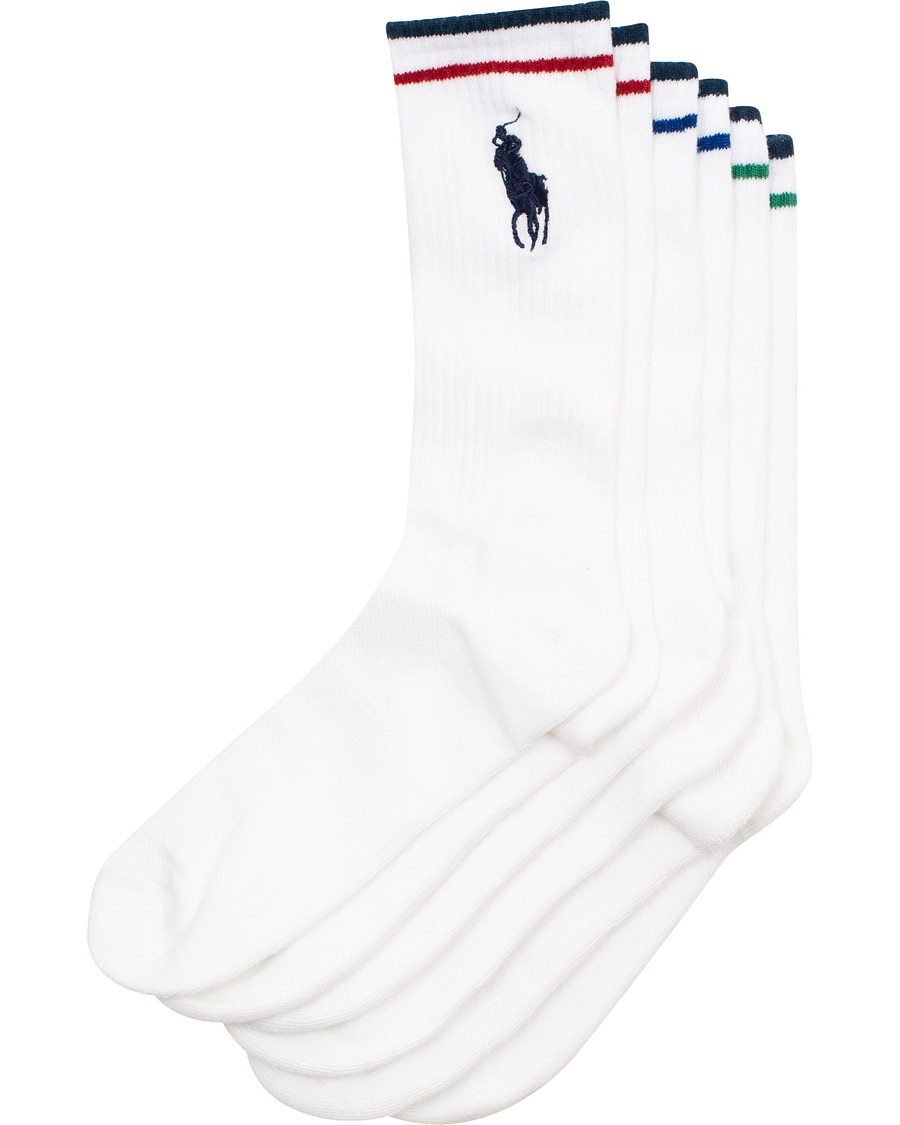 Heren | Ondergoed | Polo Ralph Lauren | 3-Pack Sport Socks White