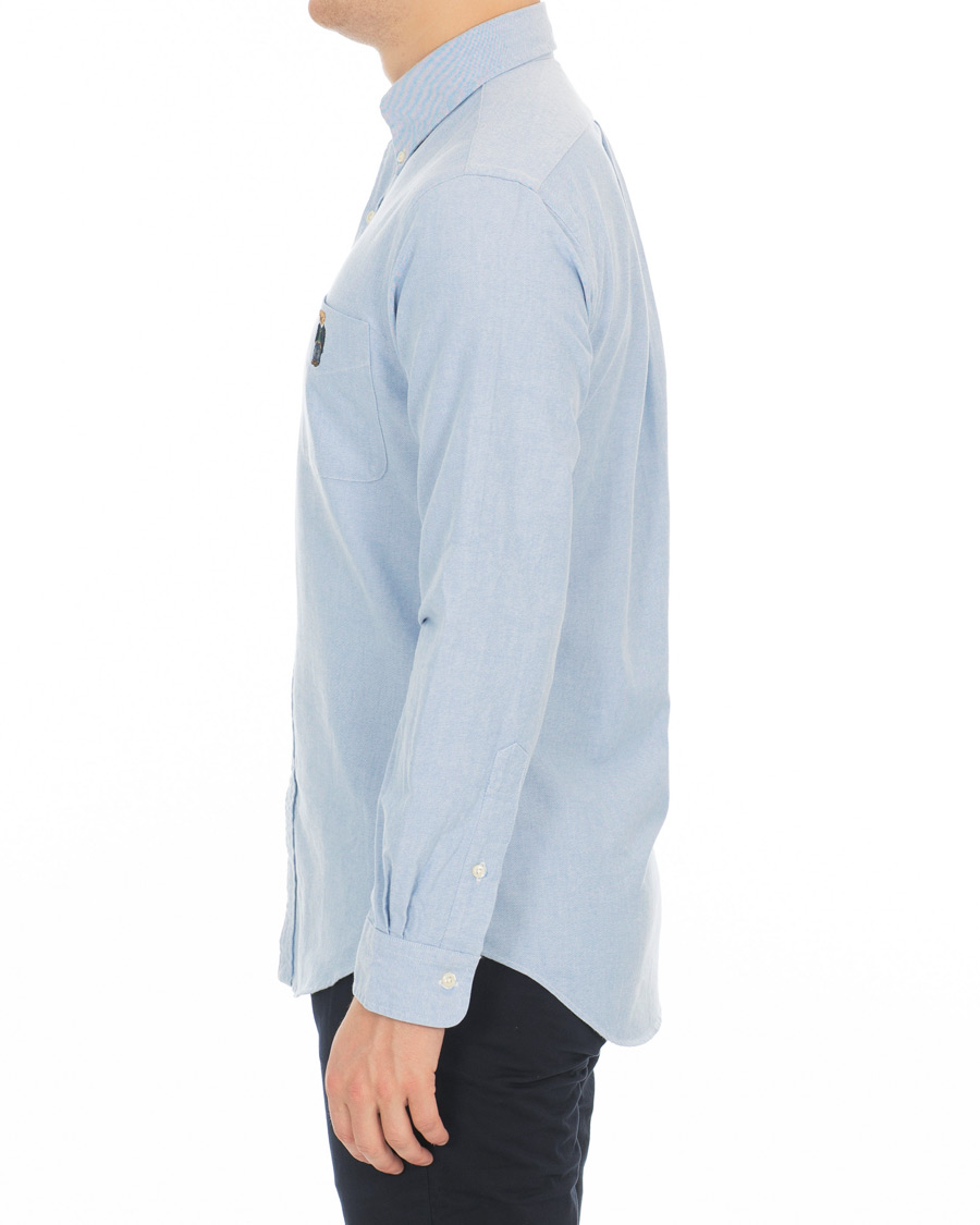 Heren | Overhemden | Polo Ralph Lauren | Slim Fit Oxford Bear Shirt Light Blue