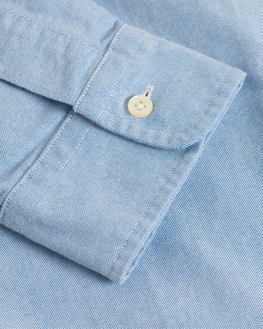 Heren | Overhemden | Polo Ralph Lauren | Slim Fit Oxford Bear Shirt Light Blue