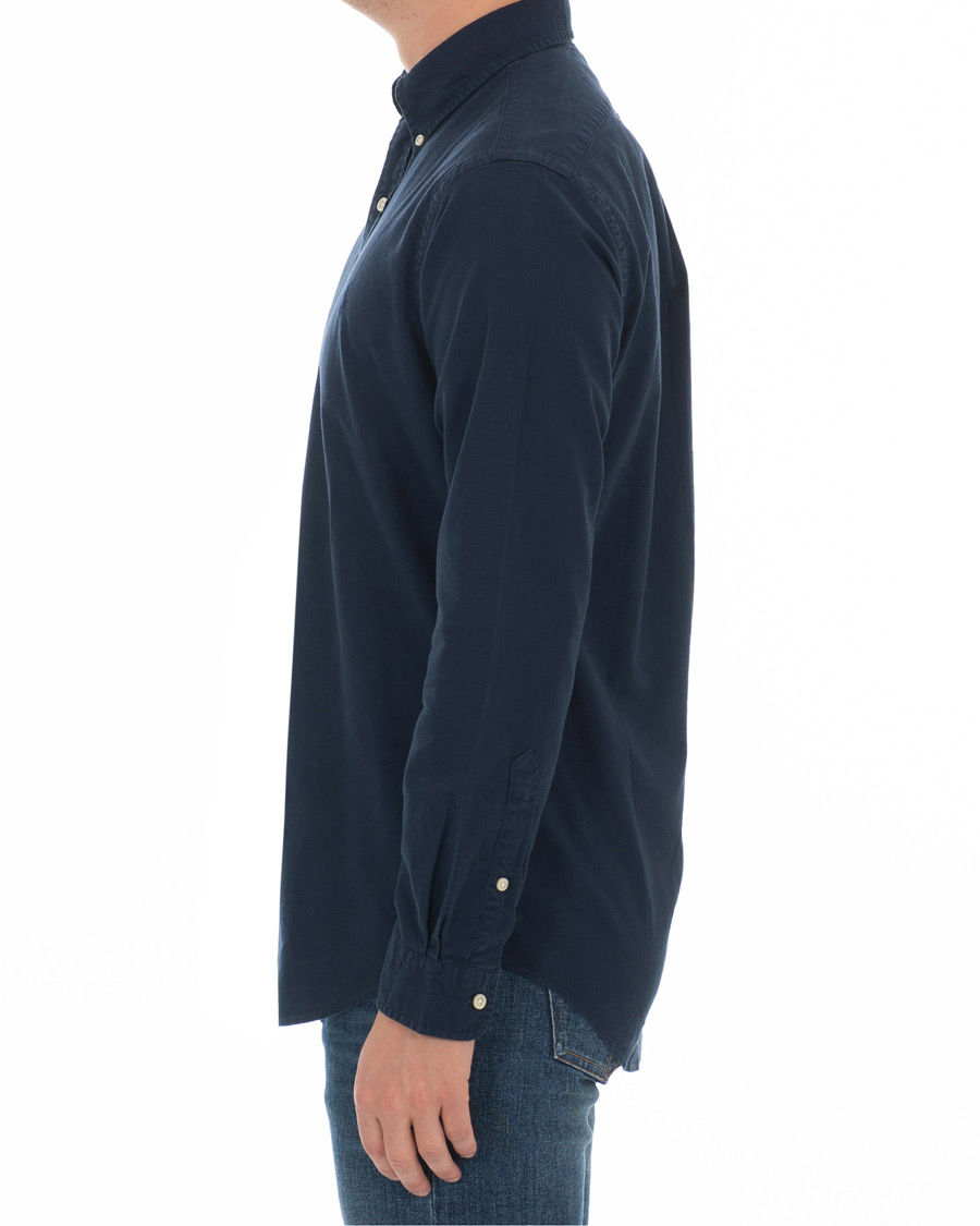 Heren | Overhemden | Polo Ralph Lauren | Custom Fit Garment Dyed Oxford Shirt Newport Navy