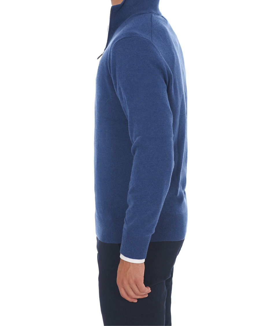Heren | Truien | Polo Ralph Lauren | Merino Half Zip Shale Blue