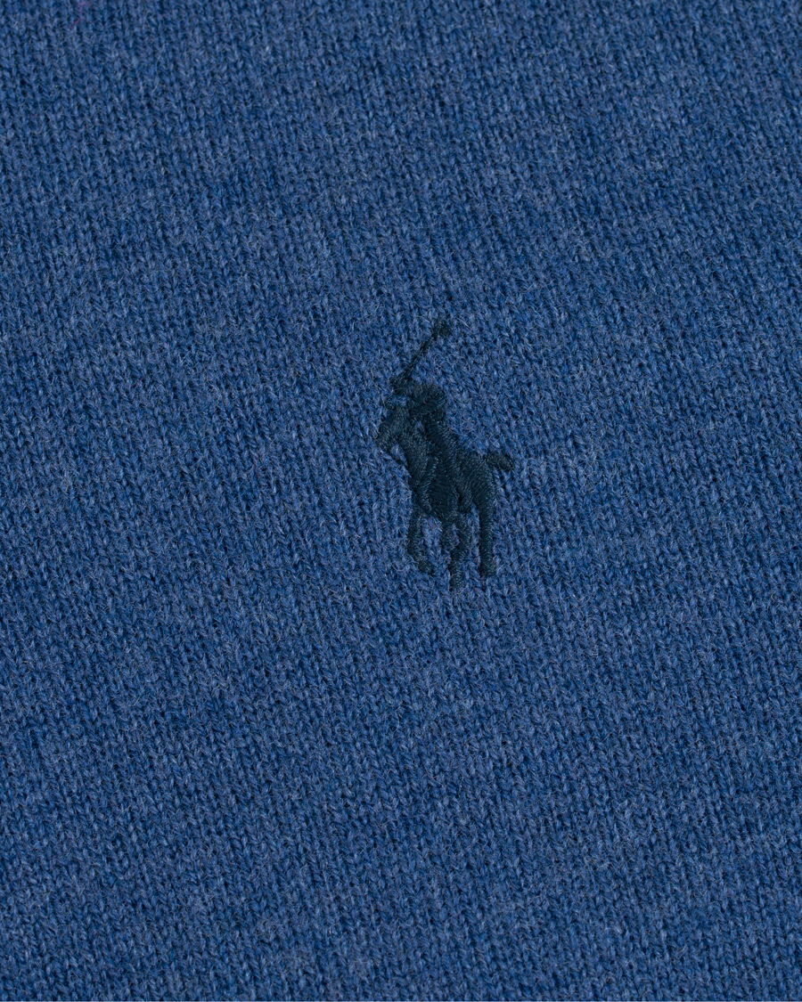 Heren | Truien | Polo Ralph Lauren | Merino Half Zip Shale Blue