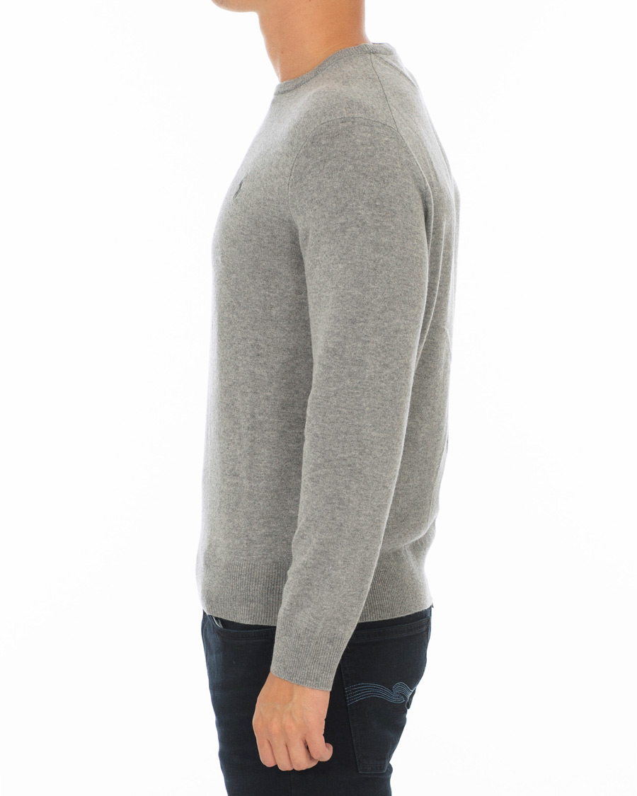 Heren | Truien | Polo Ralph Lauren | Lambswool Crew Neck Pullover Fawn Grey Heather