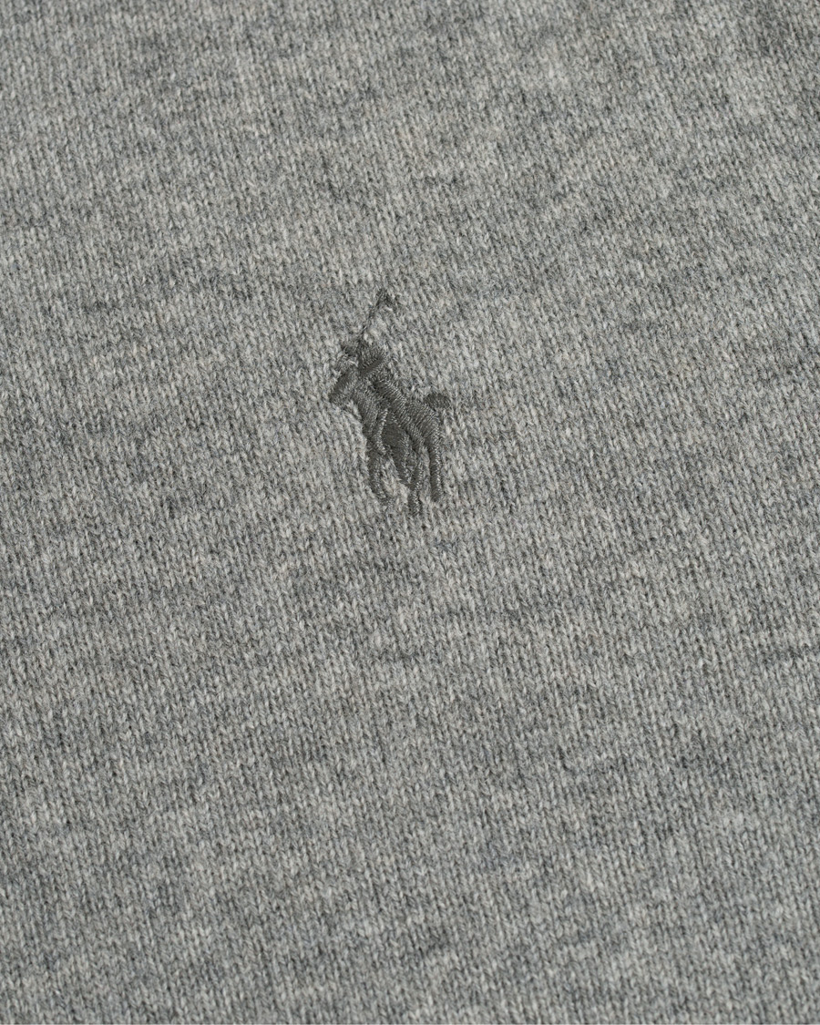 Heren | Truien | Polo Ralph Lauren | Lambswool Crew Neck Pullover Fawn Grey Heather
