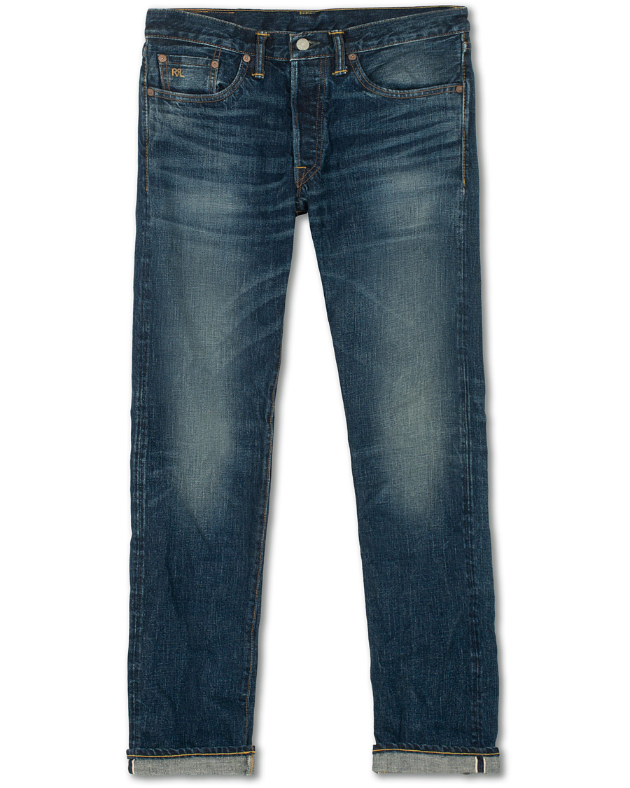 Heren | Jeans | RRL | Low Straight Fit Selvedge Jeans Milwaukee Wash