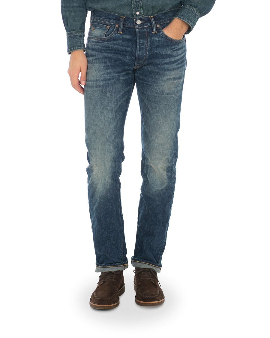 Heren | Jeans | RRL | Low Straight Fit Selvedge Jeans Milwaukee Wash