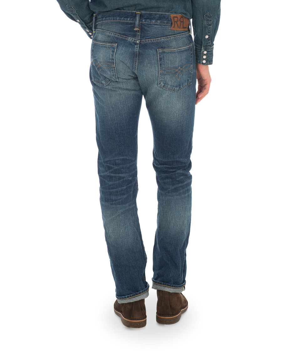 Heren | Jeans | RRL | Low Straight Fit Selvedge Jeans Milwaukee Wash