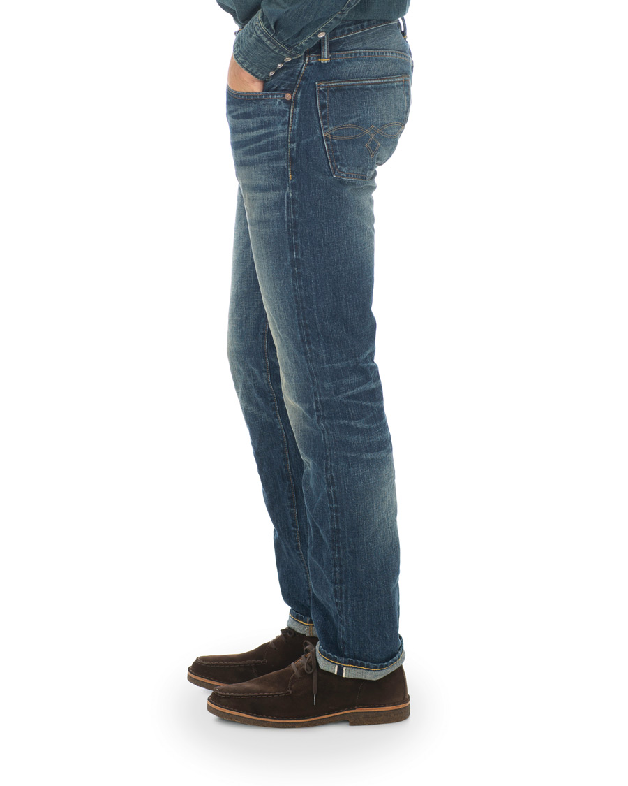Heren | Jeans | RRL | Low Straight Fit Selvedge Jeans Milwaukee Wash