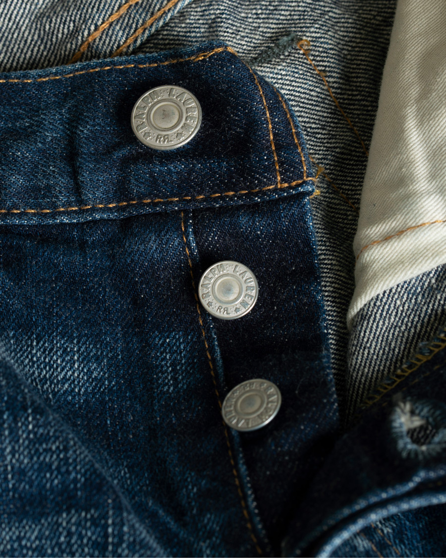 Heren | Jeans | RRL | Low Straight Fit Selvedge Jeans Milwaukee Wash