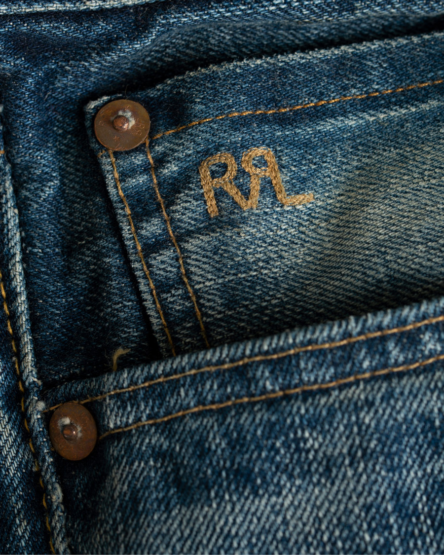 Heren | Jeans | RRL | Low Straight Fit Selvedge Jeans Milwaukee Wash