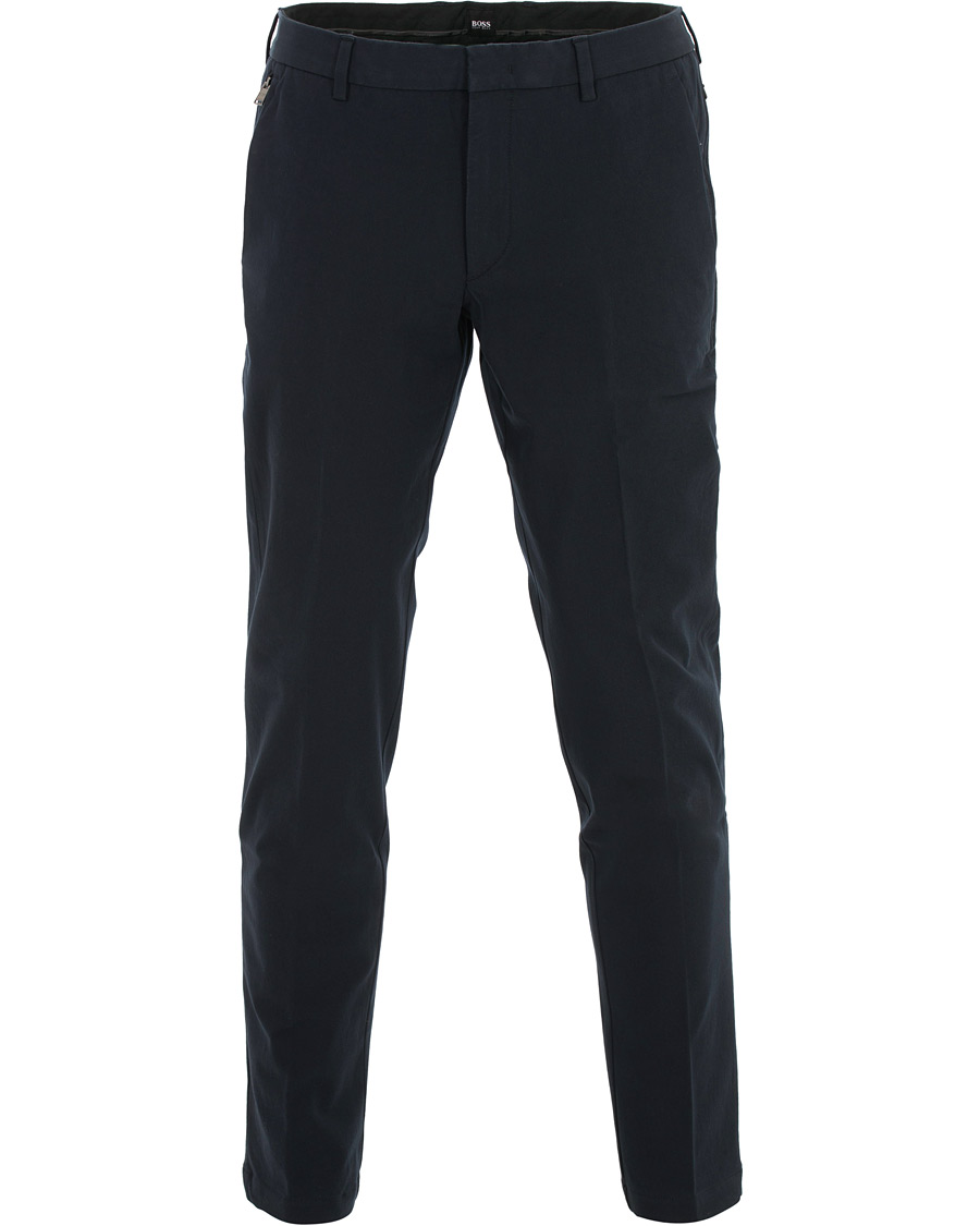 Heren | Broeken | BOSS BLACK | BOSS Kaito Travel Bi-StretchTrousers Navy