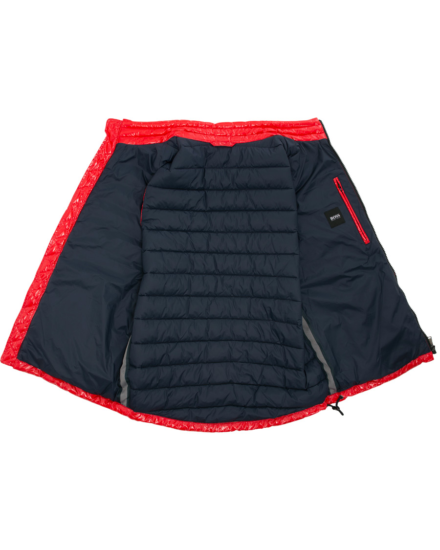 Heren | Jassen | BOSS BLACK | BOSS Cilla High Shine Vest Red