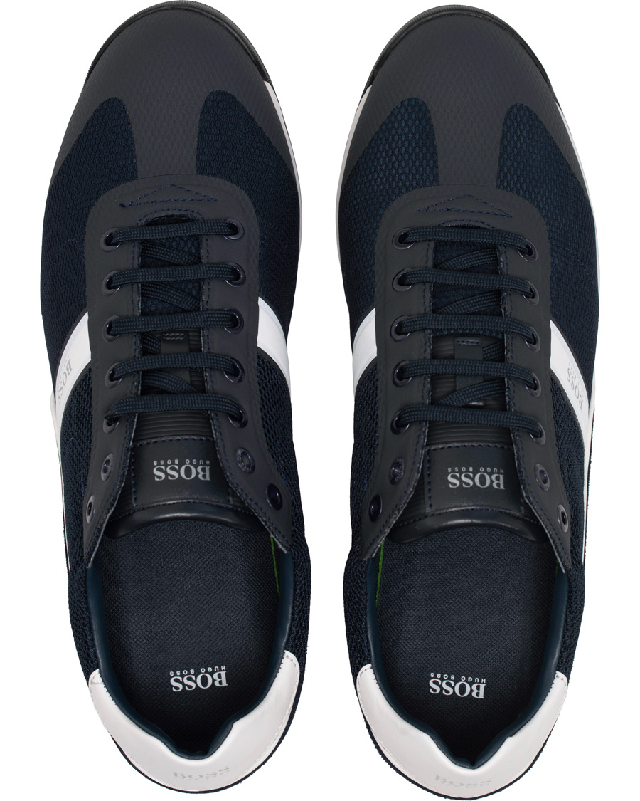 Heren | BOSS Athleisure Glaze Sneaker Navy | BOSS GREEN | BOSS Athleisure Glaze Sneaker Navy