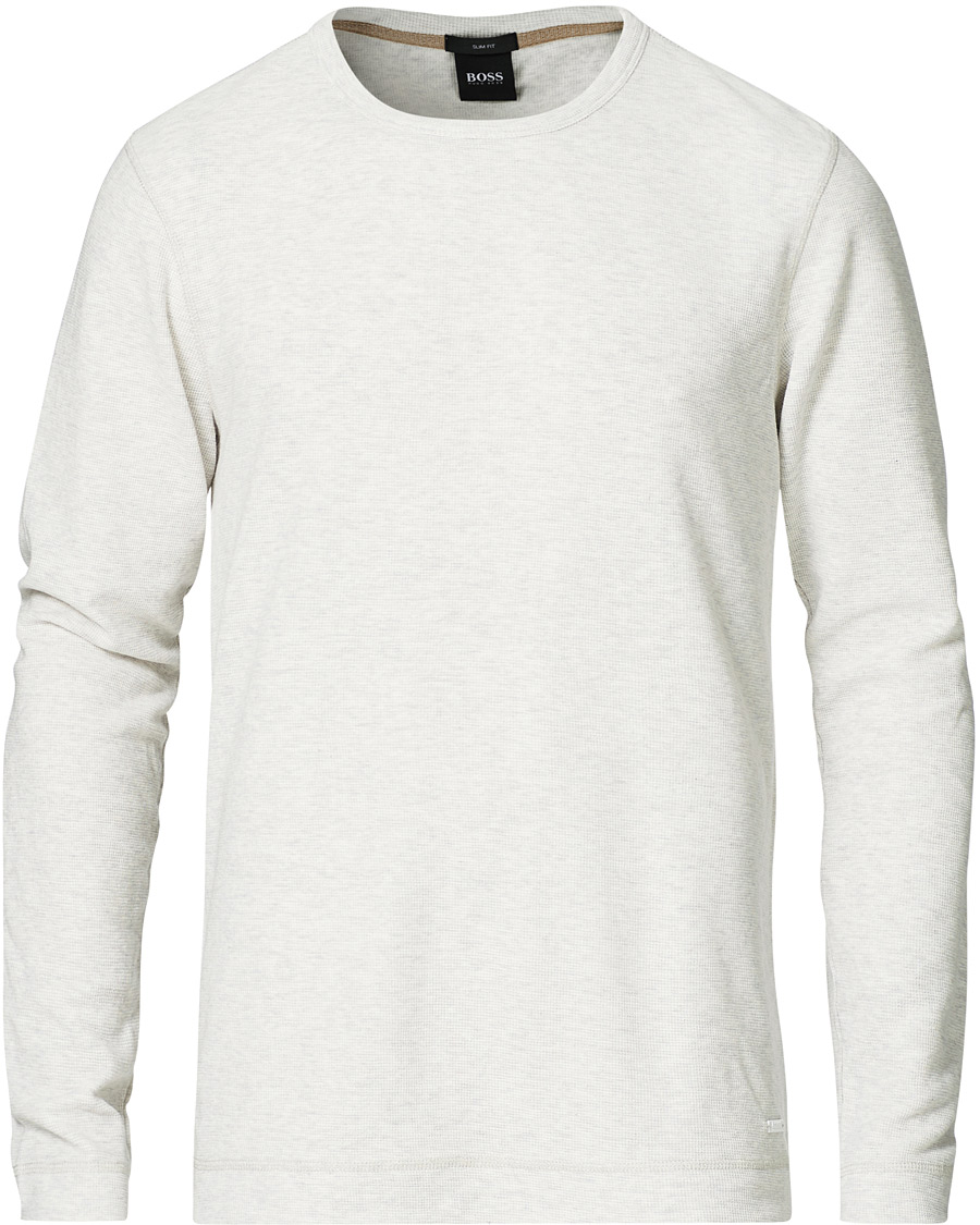 Heren | Truien | BOSS ORANGE | BOSS Casual Tempest Sweater White