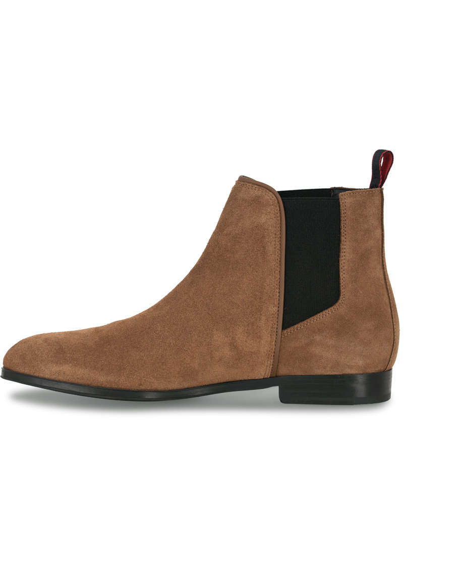 Heren | HUGO Boheme Chelsea Boot Brown Suede | HUGO | Boheme Chelsea Boot Brown Suede