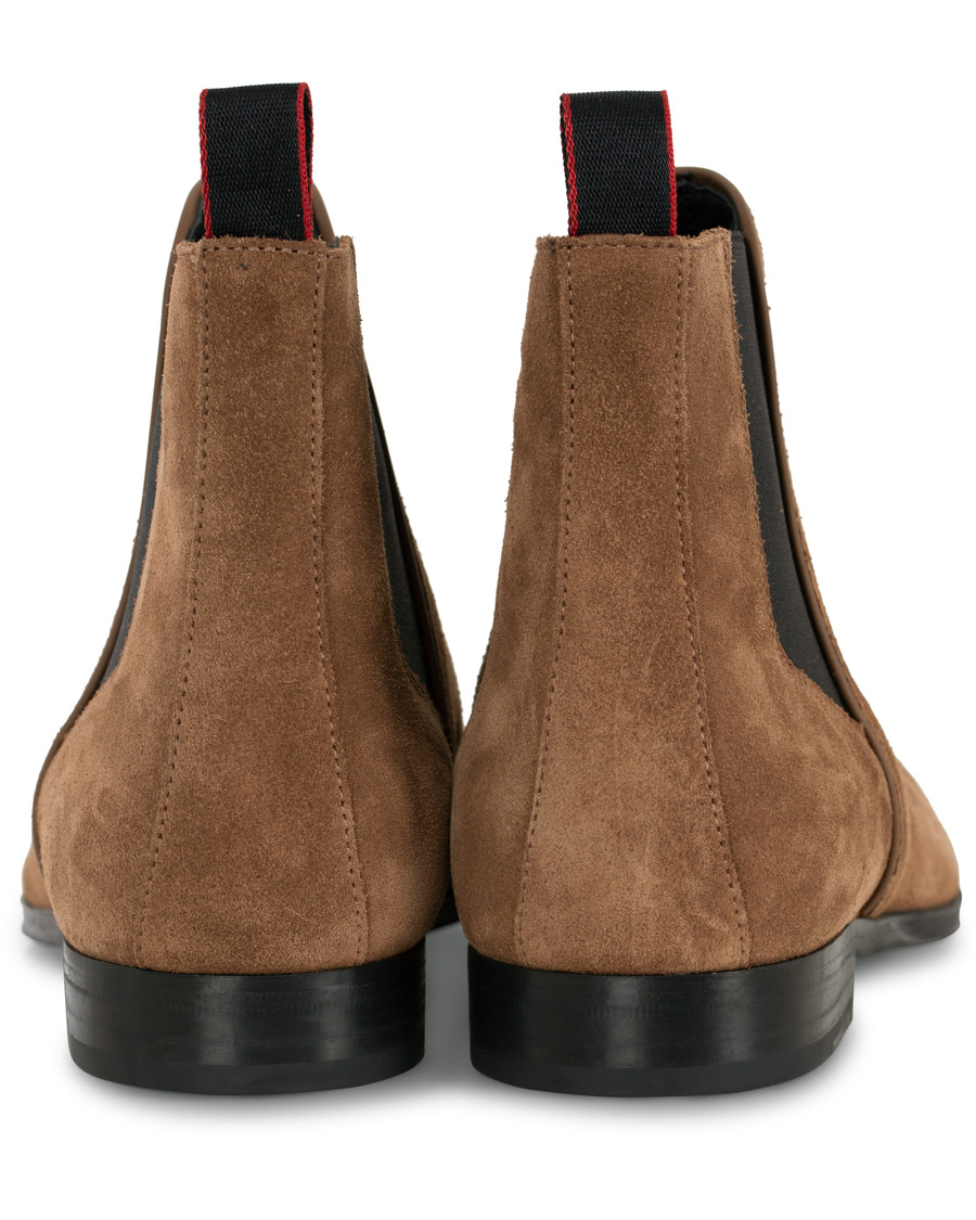 Heren | HUGO Boheme Chelsea Boot Brown Suede | HUGO | Boheme Chelsea Boot Brown Suede