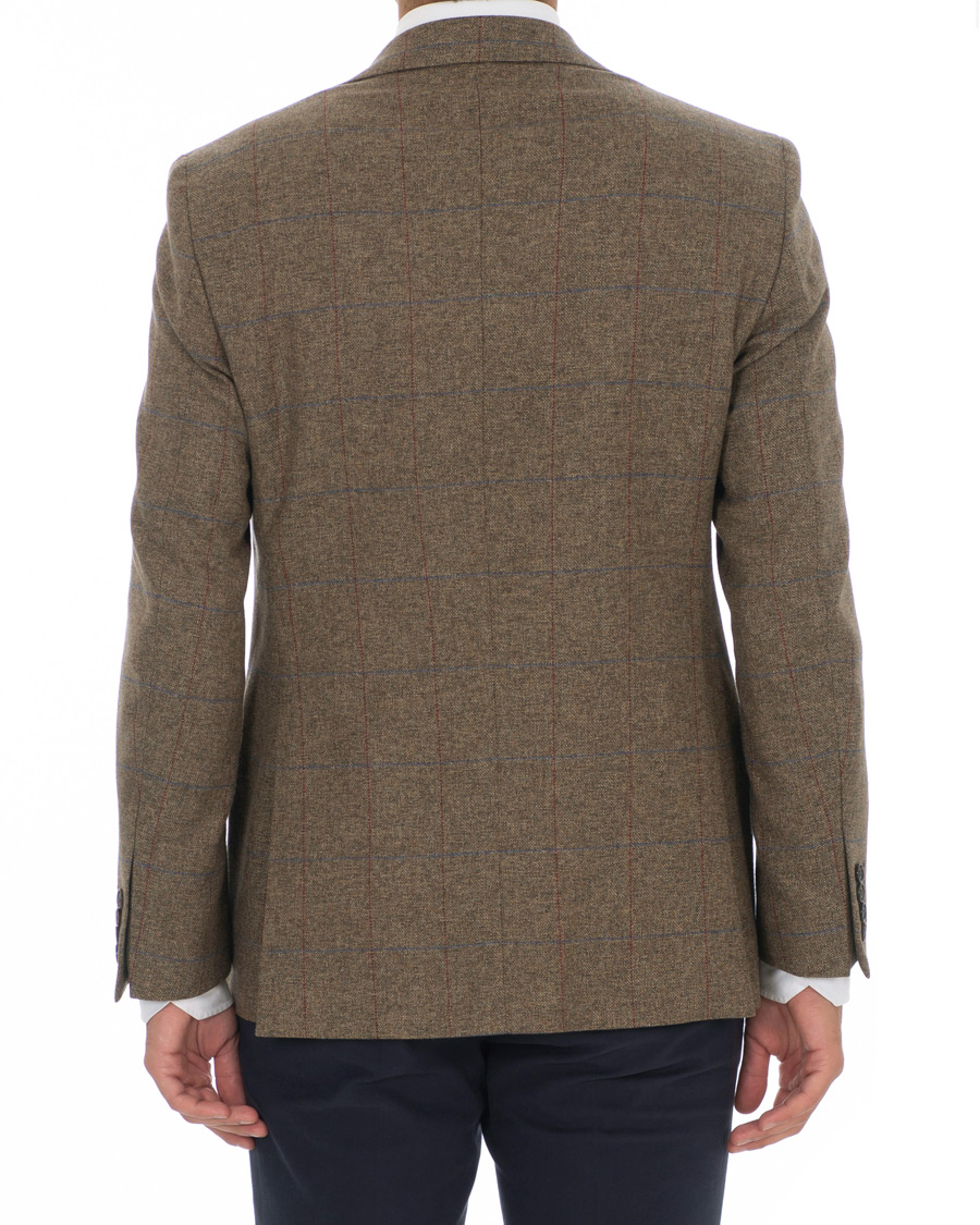 Heren | Blazers | Walker Slater | Edward Tweed Windowpane Blazer Brown