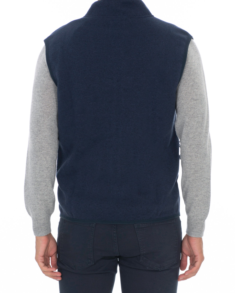 Heren | Jassen | J.Crew | Fleece Vest Marled Navy