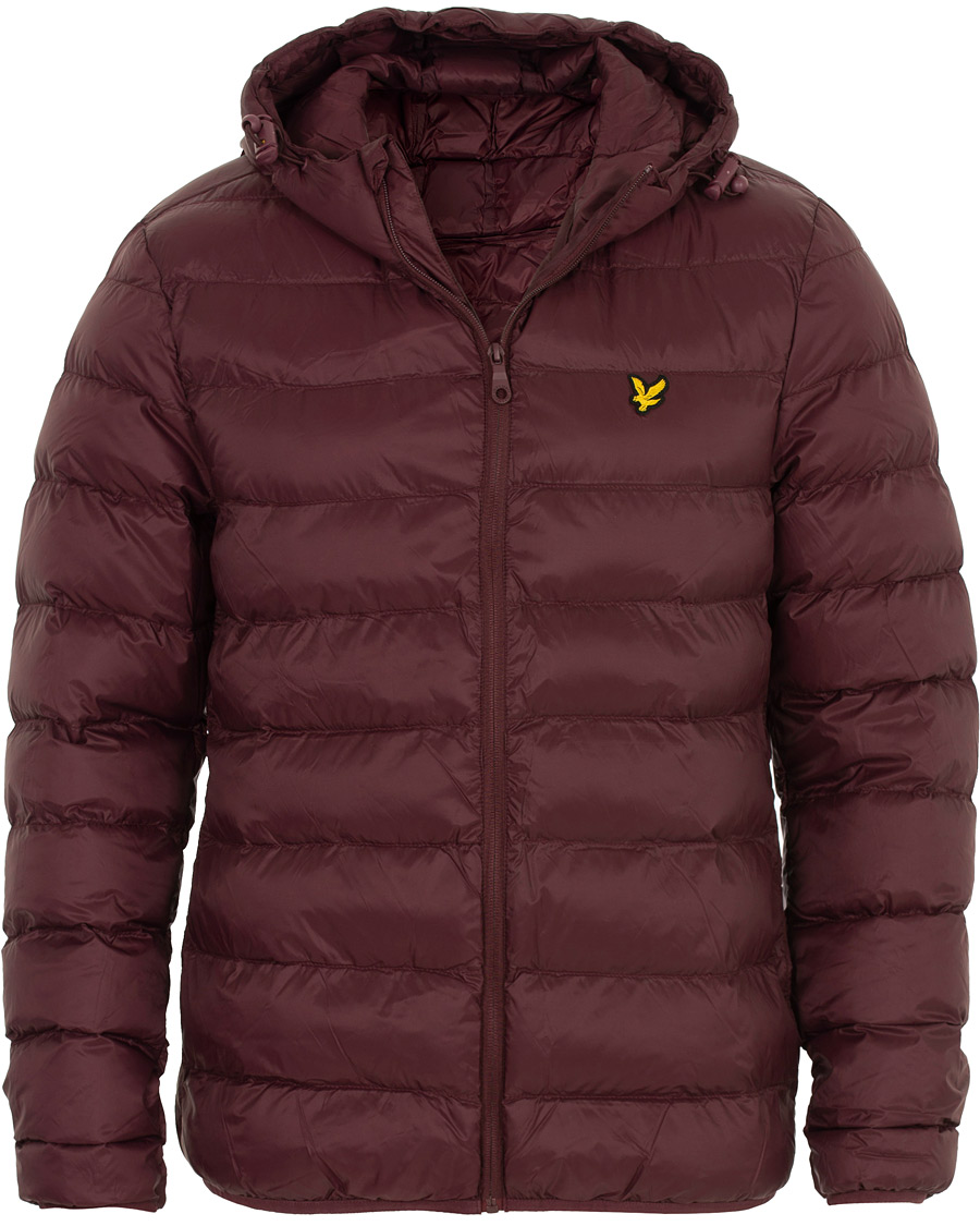 Heren | Jassen | Lyle & Scott | Lightweight Puffer Jacket Burgundy